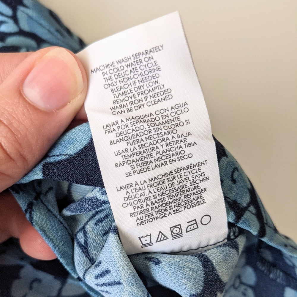 Cabi Java Indigo Navy Blue 5265 Button Drawstring… - image 7